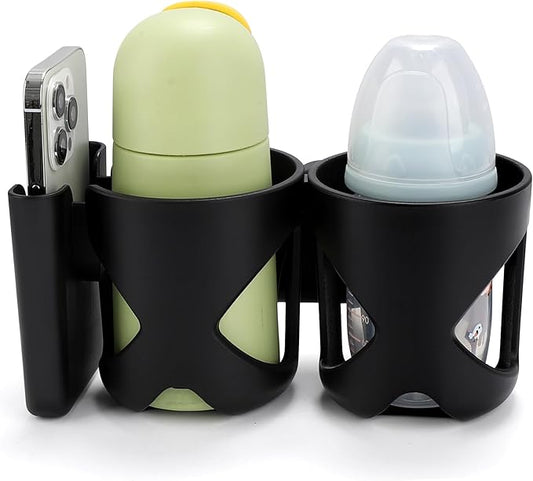 Accmor Universal Cup Holder, Stroller Cup Holder, 360° Rotatable Large Caliber Designed Bottle Holder for Stroller, Bike, Wheelchair, Walker, Scooter