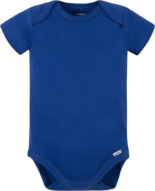 Gerber baby-boys 5 Pack Onesies Multi-packs Bundle Interlock 180 Gsm